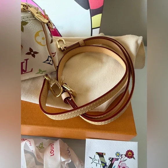 Louis Vuitton Murakami White Multicolor Nano Speedy Bag - Picture 10 of 16